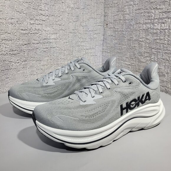 Hoka One One Clifton 10 Men's Size 8.5D Galactic Grey Running Shoes 1162032 GYST - Picture 6 of 10